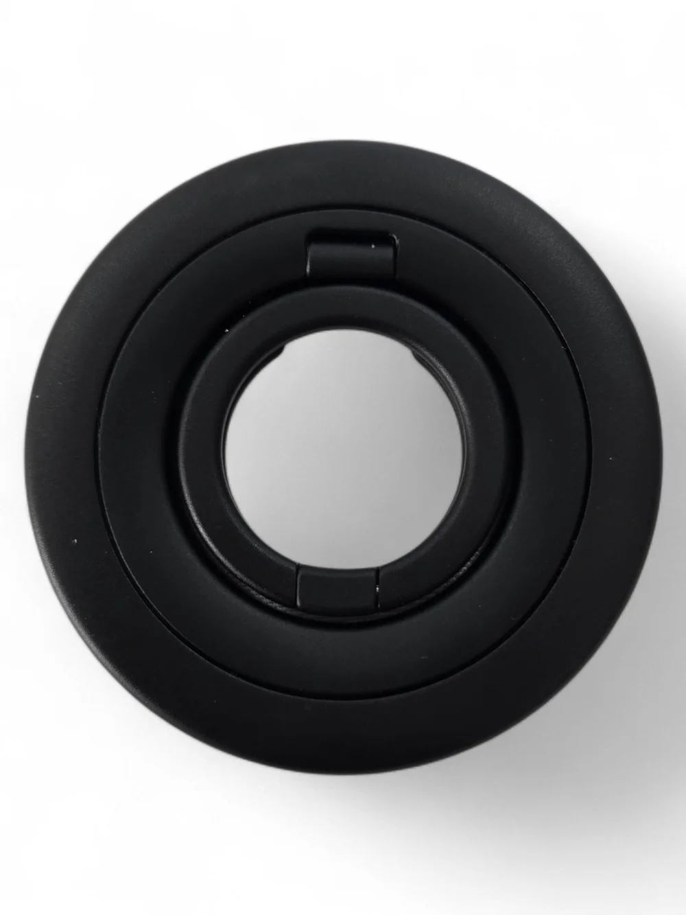 Black Universal Phone Ring Clip with Magnetic Grip